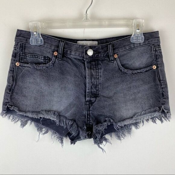 Free People Pants - We The Free Relaxed Raw Hem Cutoff Shorts Size 27